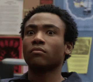Oh Shit! - Community GIF - Urprised Troybarnes Foreverstare GIFs