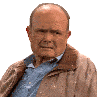 Disgusted Red Forman Sticker