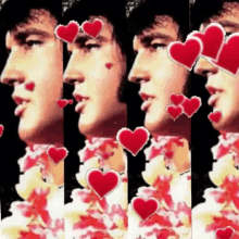 Elvis Presley American Singer GIF - Elvis Presley American Singer Hearts GIFs