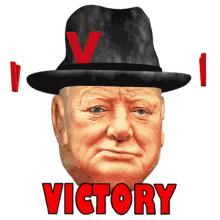 Victory V For Victory GIF - Victory V For Victory Winston Churchill GIFs