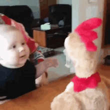 So Excited Chicken Dance GIF - So Excited Chicken Dance Cute Baby GIFs