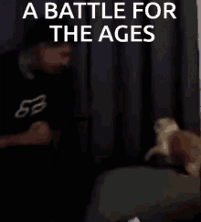 Cat Battle GIF - Cat Battle Funny Guy GIFs