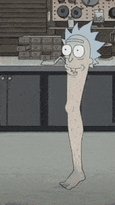 Rick And Morty Leg GIF