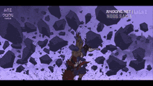 a purple background with the words ndbs saga at the top