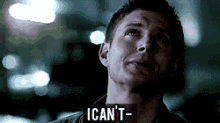 Supernatural Dean GIF - Supernatural Dean I Cant GIFs