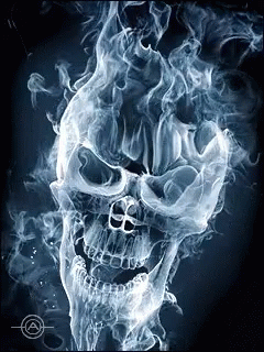 Smoke Skull Smokey GIF – Smoke Skull Smokey Creepy – discover and share