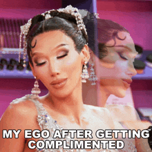 My Ego After Getting Complimented Plastique Tiara GIF - My Ego After Getting Complimented Plastique Tiara Rupaul'S Drag Race All Stars GIFs