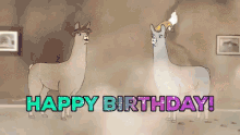 Llamas Happy Birthday GIF - Llamas Happy Birthday Hbd GIFs