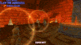 a video game is being played and absorb is being displayed on the screen