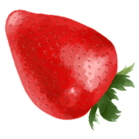 Fruit Strawberry Sticker - Fruit Strawberry 과일 Stickers