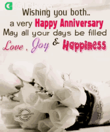 happy anniversary gifkaro may your days be filled with love joy and happiness heres to another year of being together occasion