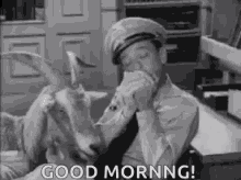 Good Morning Barney GIF - Good Morning Barney Goat GIFs