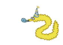 party worm on a string toot happy