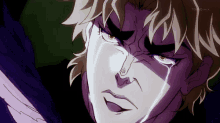 a close up of a man 's face with a tokyo mx logo in the corner