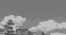Black And White Fly GIF - Black And White Fly Clouds GIFs