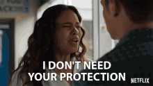 I Dont Need Your Protection Jessica Davis GIF