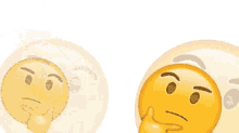 Thinking Pondering GIF - Thinking Pondering Emoji GIFs