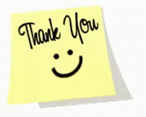Thank You Stick Note Gif - Thank You Stick Note Smiley Face - Discover &  Share Gifs