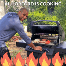 Al Horford Cooking GIF - Al Horford Cooking Bbq GIFs