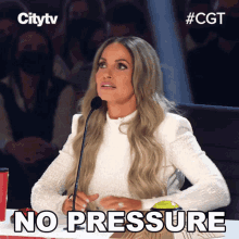 No Pressure Trish Stratus GIF - No Pressure Trish Stratus Canadas Got Talent GIFs