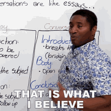 That Is What I Believe James GIF - That Is What I Believe James Jamesesl English Lessons GIFs