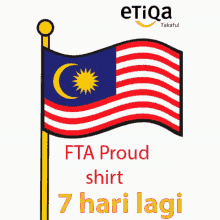 fta flag of malaysia proud shirt