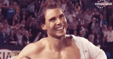 Rafael Nadal GIF - Rafael Nadal Laughing Getting Dressed GIFs