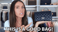 This Is A Good Bag Shea Whitney GIF - This Is A Good Bag Shea Whitney I Like This Bag GIFs