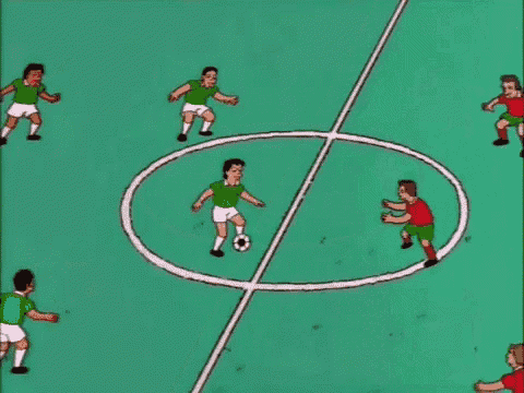 Soccer Cartoon GIF - Soccer Cartoon Pass - Discover & Share GIFs