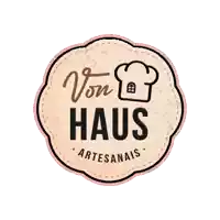 a logo for von haus artesanais shows a chef 's hat and a house