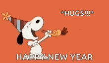 Happynewyear Snoopy GIF - Happynewyear Snoopy Celebrate GIFs