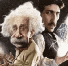 Albert Einstein Inteligente GIF - Albert Einstein Inteligente Nikolas Tesla GIFs