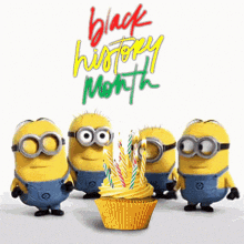Minon Black History Month GIF - Minon Black History Month GIFs