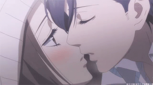 Kiss Anime GIF - Kiss Anime Love You - Discover & Share GIFs