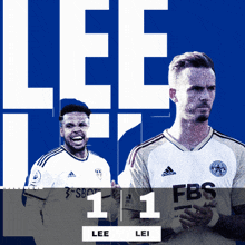 Leeds United (1) Vs. Leicester City F.C. (1) Post Game GIF