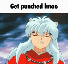 inuyasha punch punched