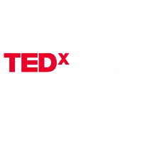 a logo for tedx is shown on a white background