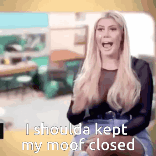 I Shoulda Kept My Moof Closed Chloe Ferry GIF I shoulda kept my moof closed Chloe ferry Moof Discover Share GIFs