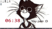 Dead Inside Cat Yay Pain Cat Thing Idk GIF - Dead Inside Cat Yay Pain Cat Thing Idk Wallpaper Engine Thing GIFs