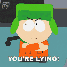 Youre Lying Kyle Broflovski GIF - Youre Lying Kyle Broflovski South Park GIFs