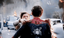 Hug Spiderman GIF - Hug Spiderman I Love You GIFs