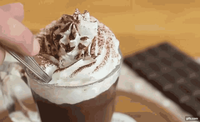 Cioccolata Calda Hot Chocolate GIF - Cioccolata Calda Hot Chocolate -  Discover & Share GIFs