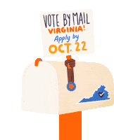 Im Voting Terry Mcauliffe Virginia Sticker - Im Voting Terry Mcauliffe Virginia Va Stickers
