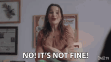 No Its Not Fine GIF - No Its Not Fine Its Not Okay GIFs