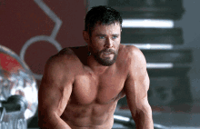 Chris Hemsworth Shirtless GIF