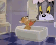 Jerry Bathroom GIF - Jerry Bathroom Scream GIFs