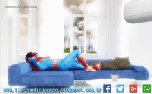 Homen Aranha Super Heroi Casa Ar Condicionado Split Clima Airconditioning GIF