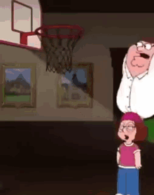 Peter Griffin Basketball GIF - Peter Griffin Basketball Dunkin GIFs
