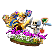 an advertisement for anti-rampaged olympus 188 shows a skeleton holding a sword