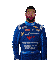 Pointing Down Bubba Wallace Sticker